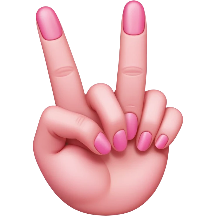 Pink middle finger  emoji