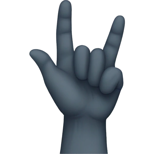 A hand signal to like an E, representing an Eagles Talon emoji
