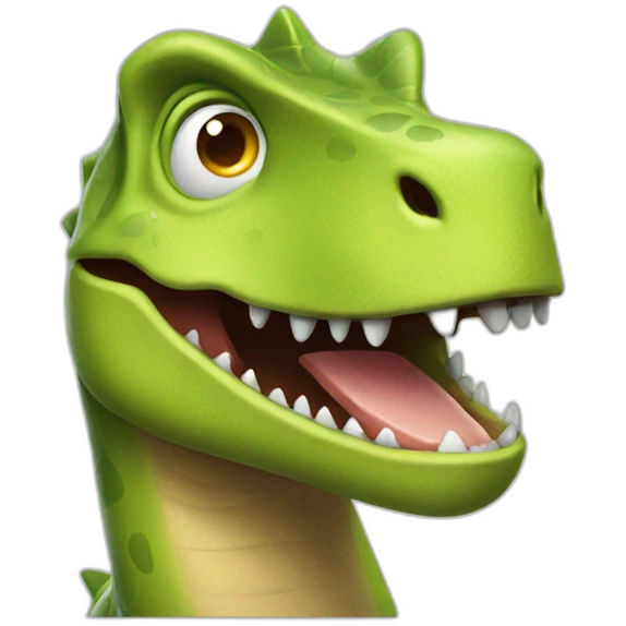 very funny dinosaur emoji