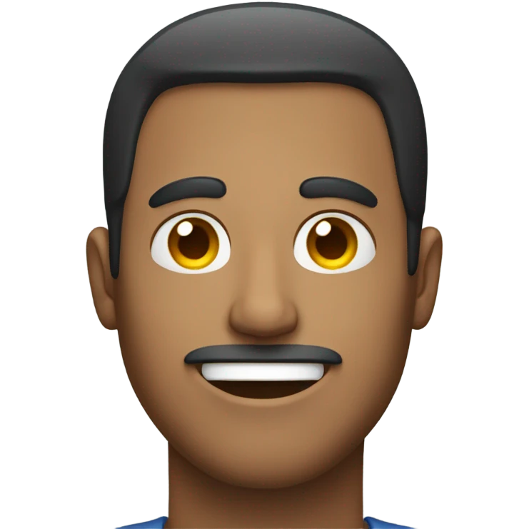 Man smiling with one eye closed  emoji