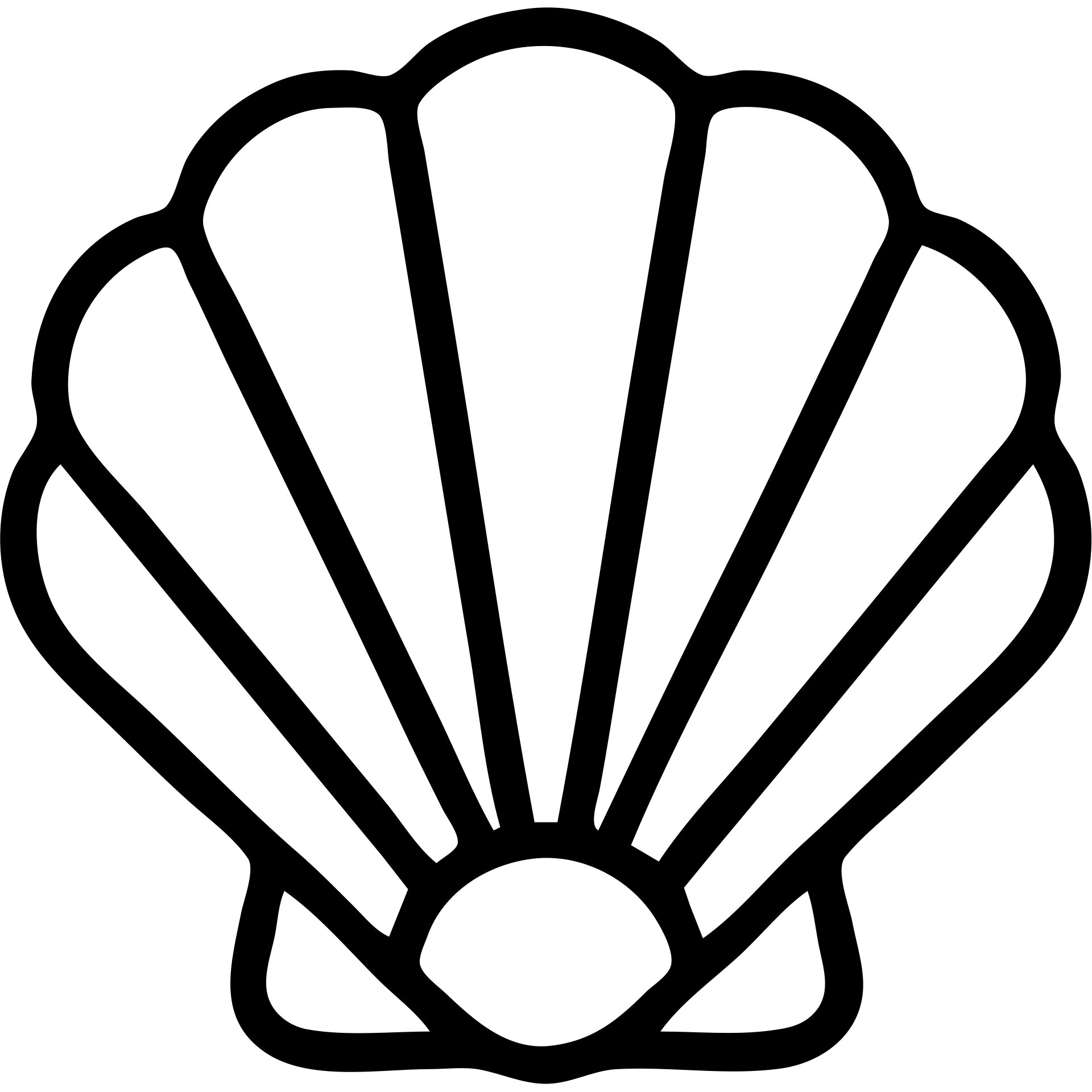 seashell, minimal, single color, modern emoji