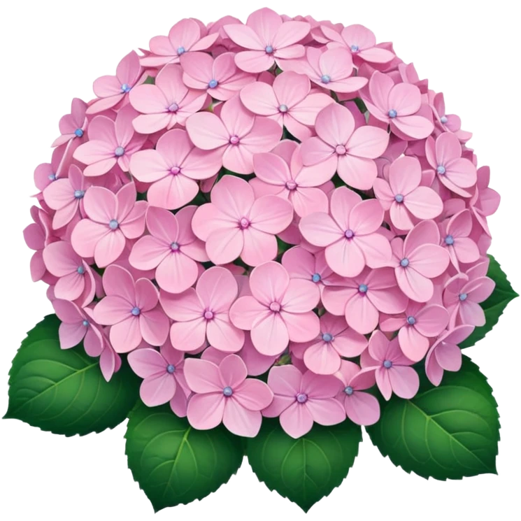 Pink Pastel Aesthetic Hydrangeas emoji