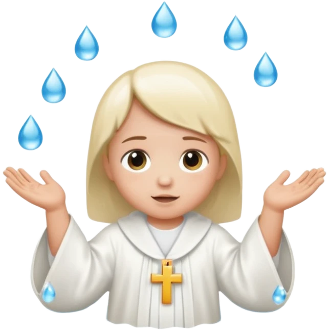 Baby baptism  emoji