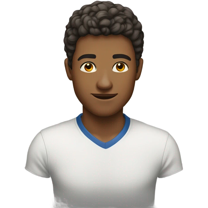 portrait of a young man that’s very fit emoji