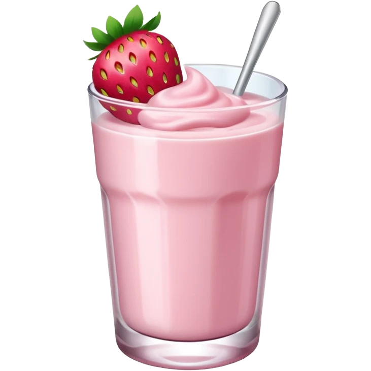  Strawberry Yogurt emoji