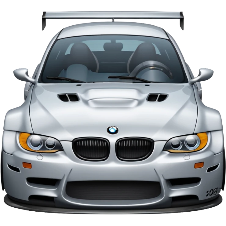 Make BMW M3 GTR 2005 emoji in detailed! emoji