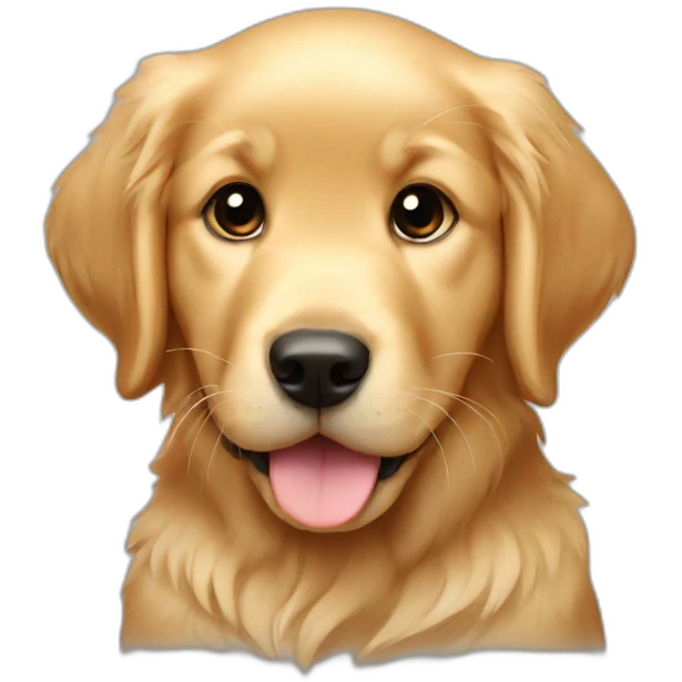 golden retriever puppy emoji