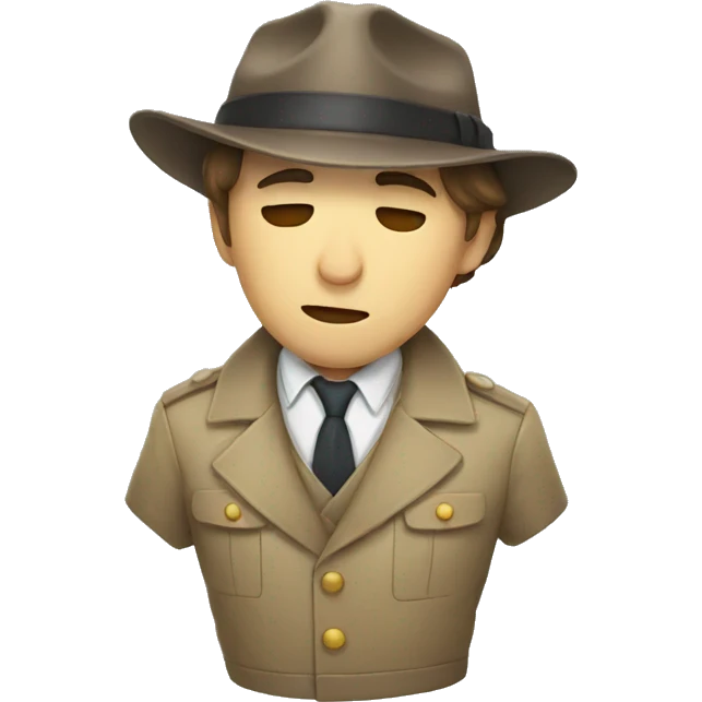 sleeping detective emoji