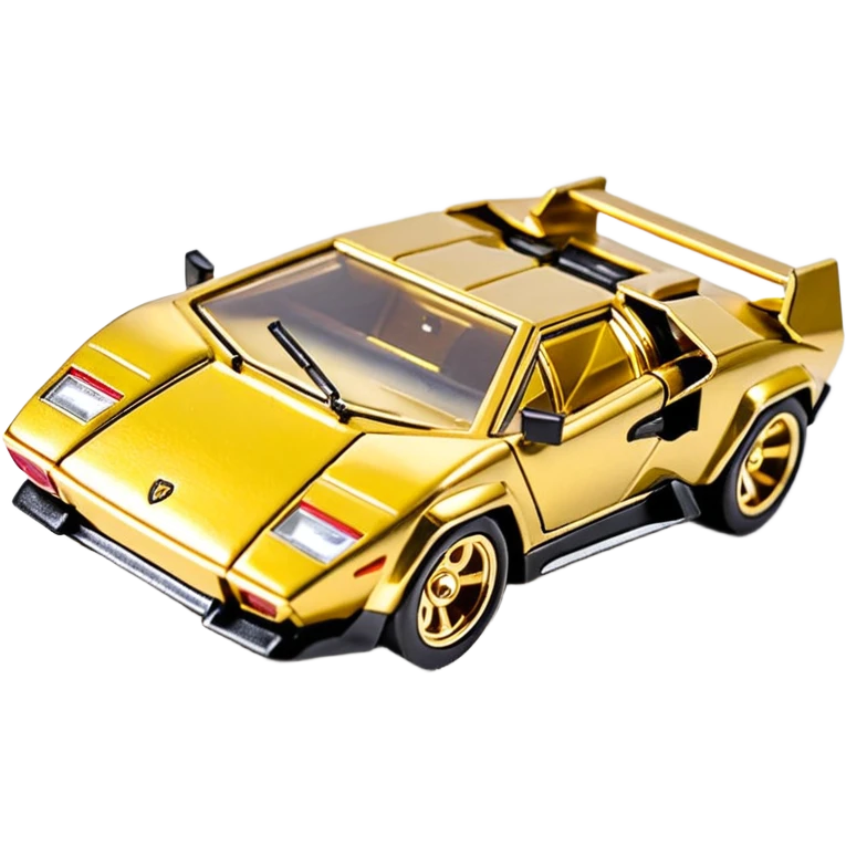 Сделай золотую машинку HotWheels Lamborghini Countach emoji