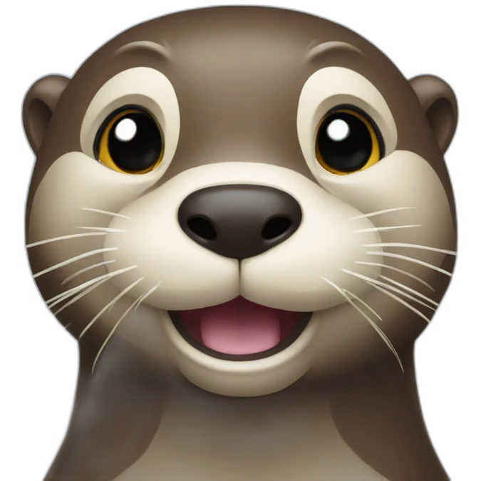 Otter with iPhone  emoji