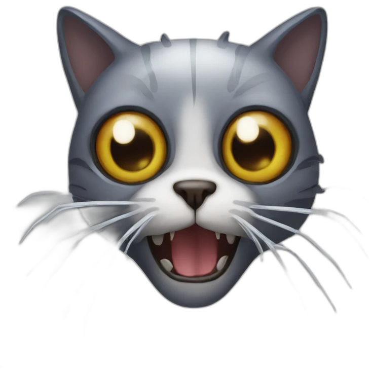 spider with a cat head emoji