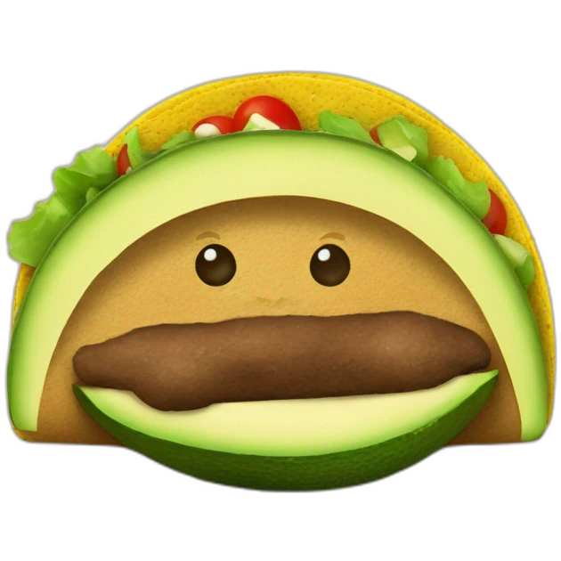 tacos-avocado emoji