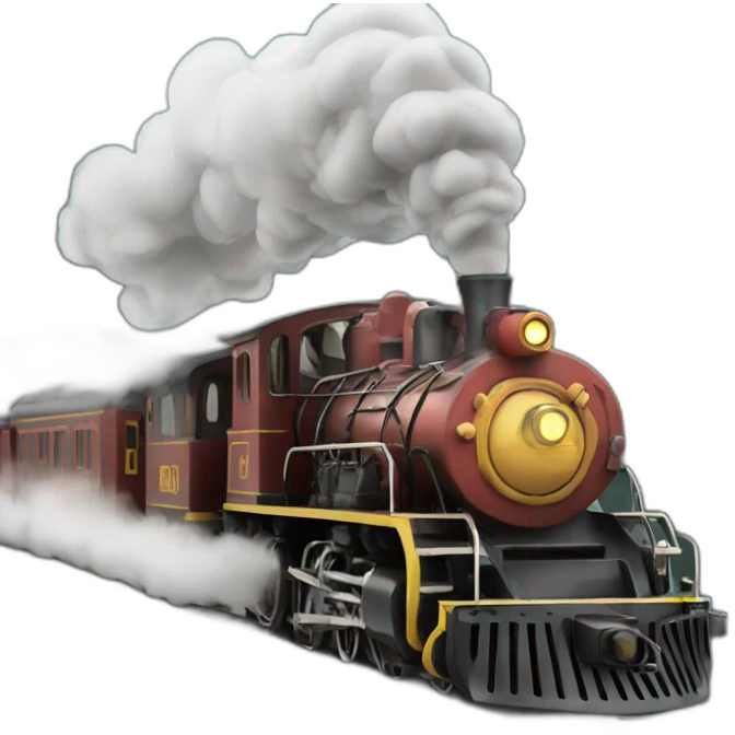 train-steam emoji