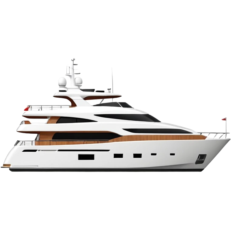 make a 70ft yacht facing to the right  emoji