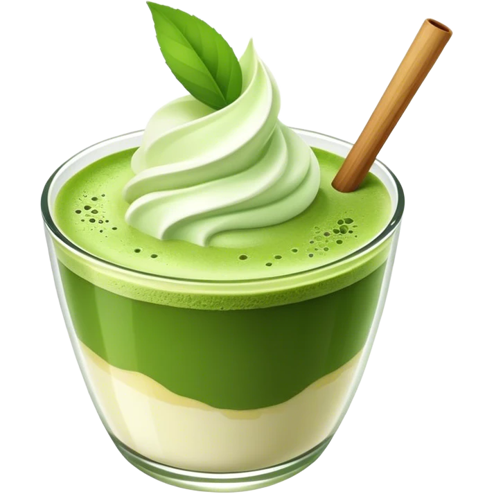 Vanilla matcha emoji