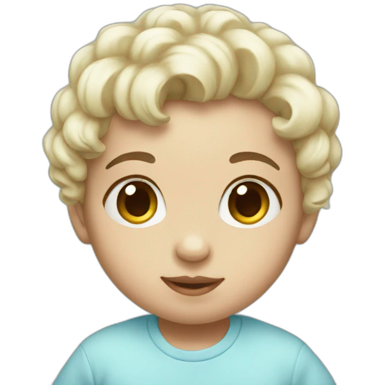 Baby blue emoji