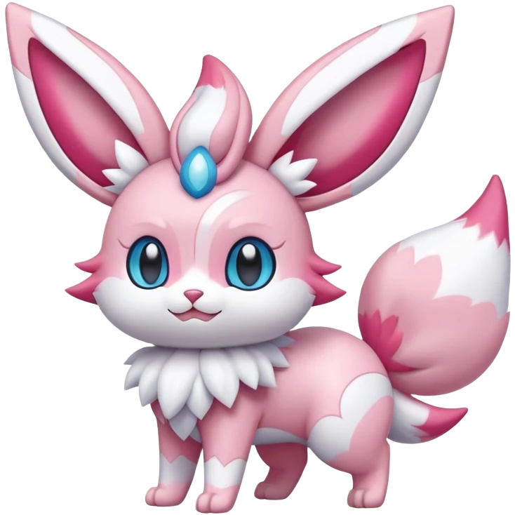 Sylveon-Skitty-Fakémon-hybrid-creature (full body)  emoji