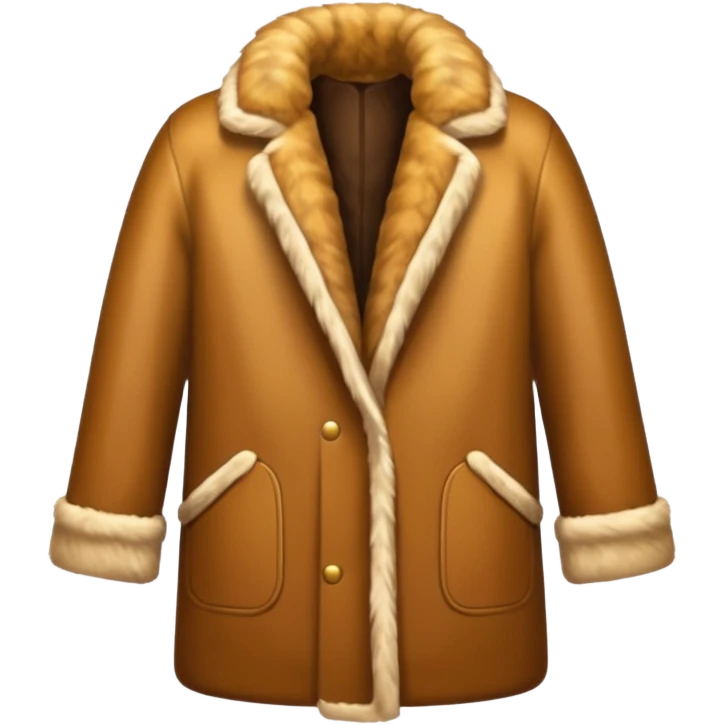 A luxurious fur coat emoji