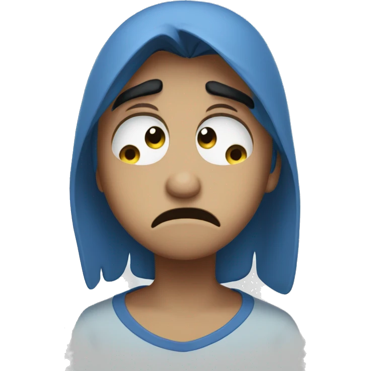 bluey crying emoji