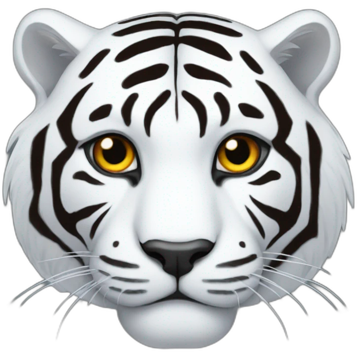a ghost tiger emoji