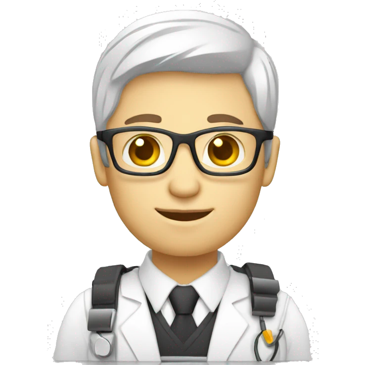 white IT specialist with loptop emoji