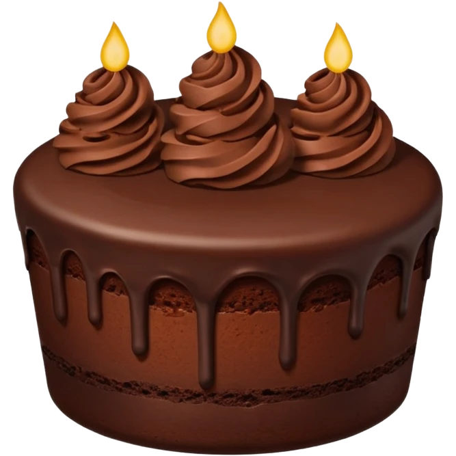 choc cake emoji
