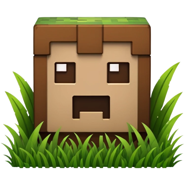 The Minecraft logo emoji