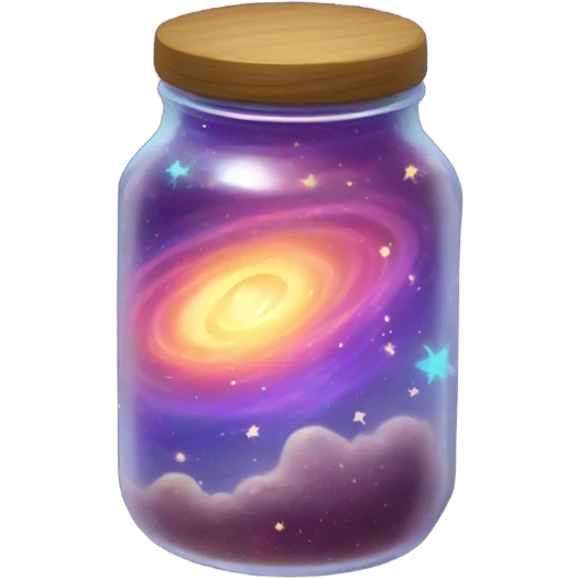 Space in a jar emoji