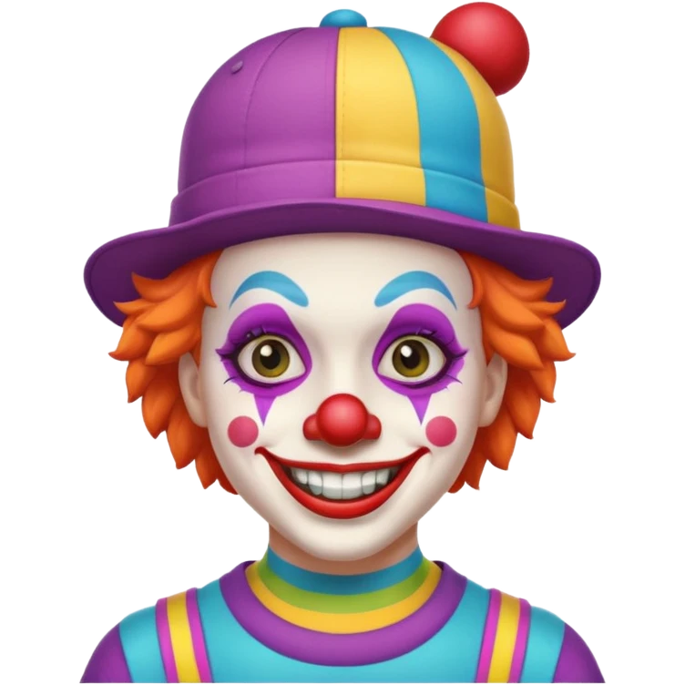 skater clown emoji