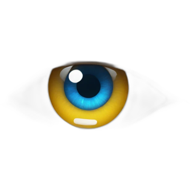 Blue eyes emoji