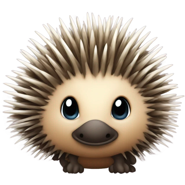 sweet but dumb echidna emoji