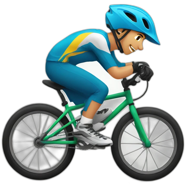 Bmx-racing emoji