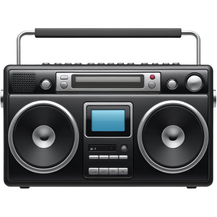 minimalistic boombox emoji
