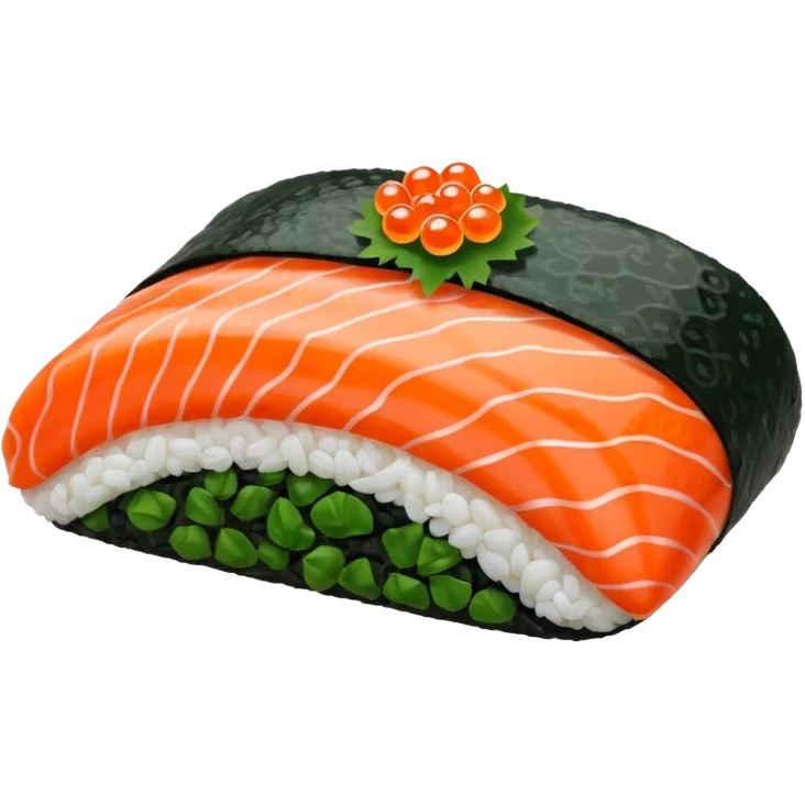 Sushi with roe emoji