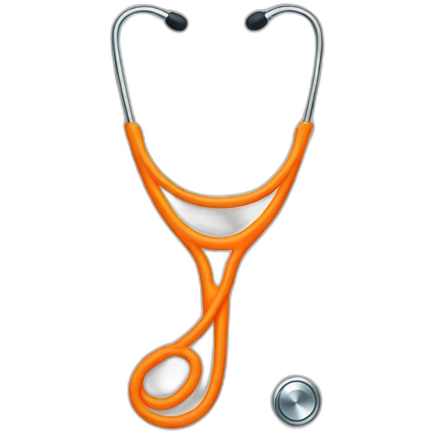 stethoscope orange emoji
