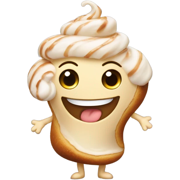 cinnamon roll character  emoji