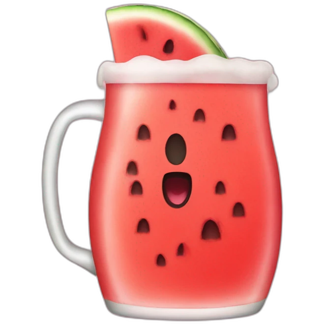 beer watermelon emoji