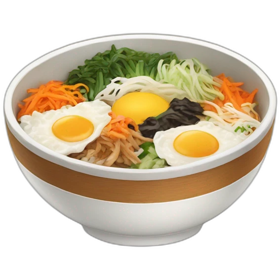 bowl of bibimbap emoji