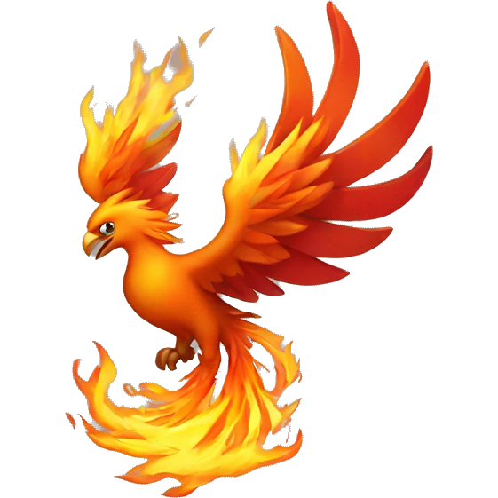 Phoenix In fire  emoji