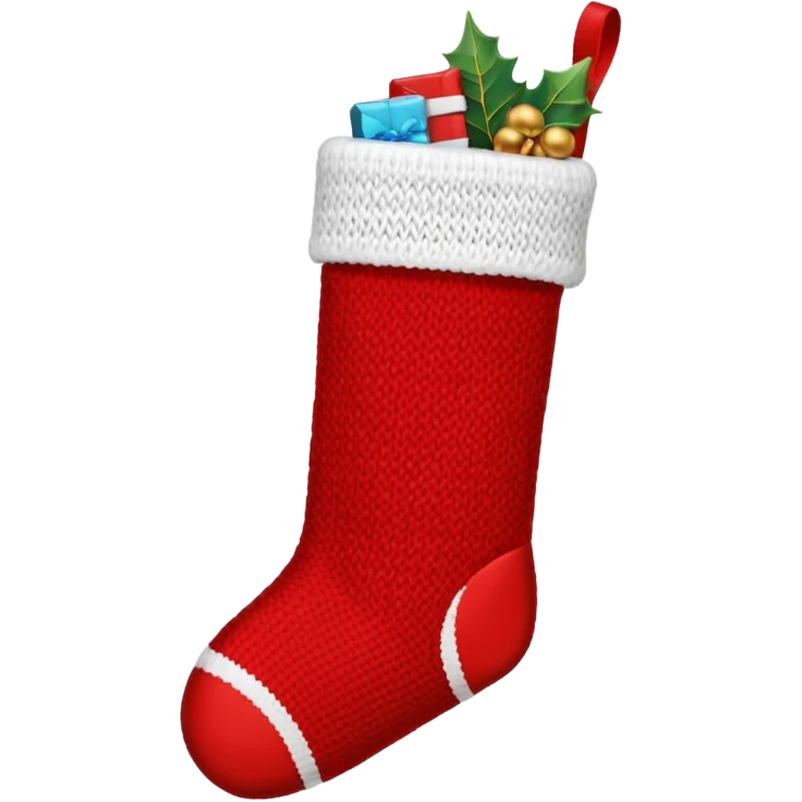christmas sock emoji
