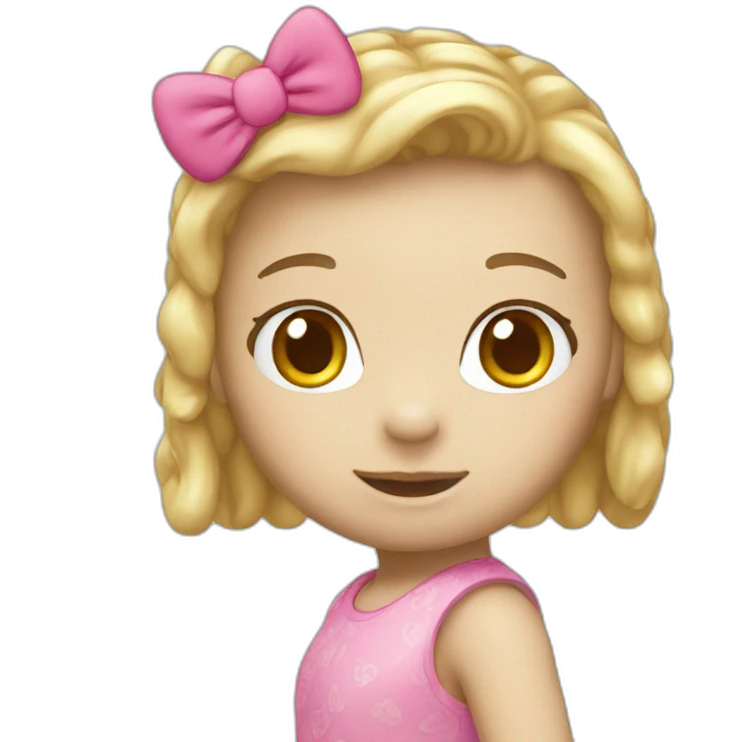 Hello kitty emoji