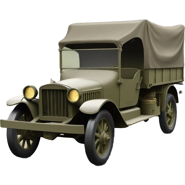 1918 Us Army Truck emoji