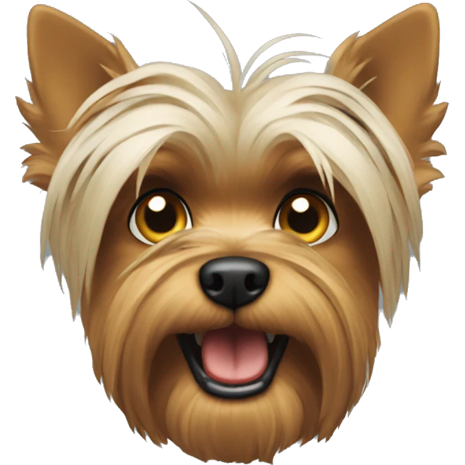 Angry yorkie emoji