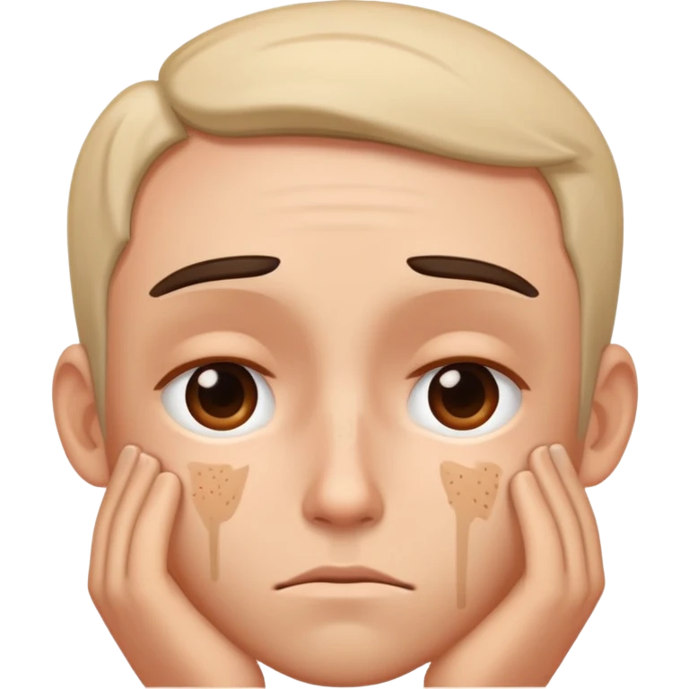 Exhausted emoji