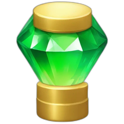 emerald start button emoji