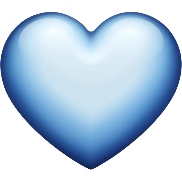 navy blue heart emoji