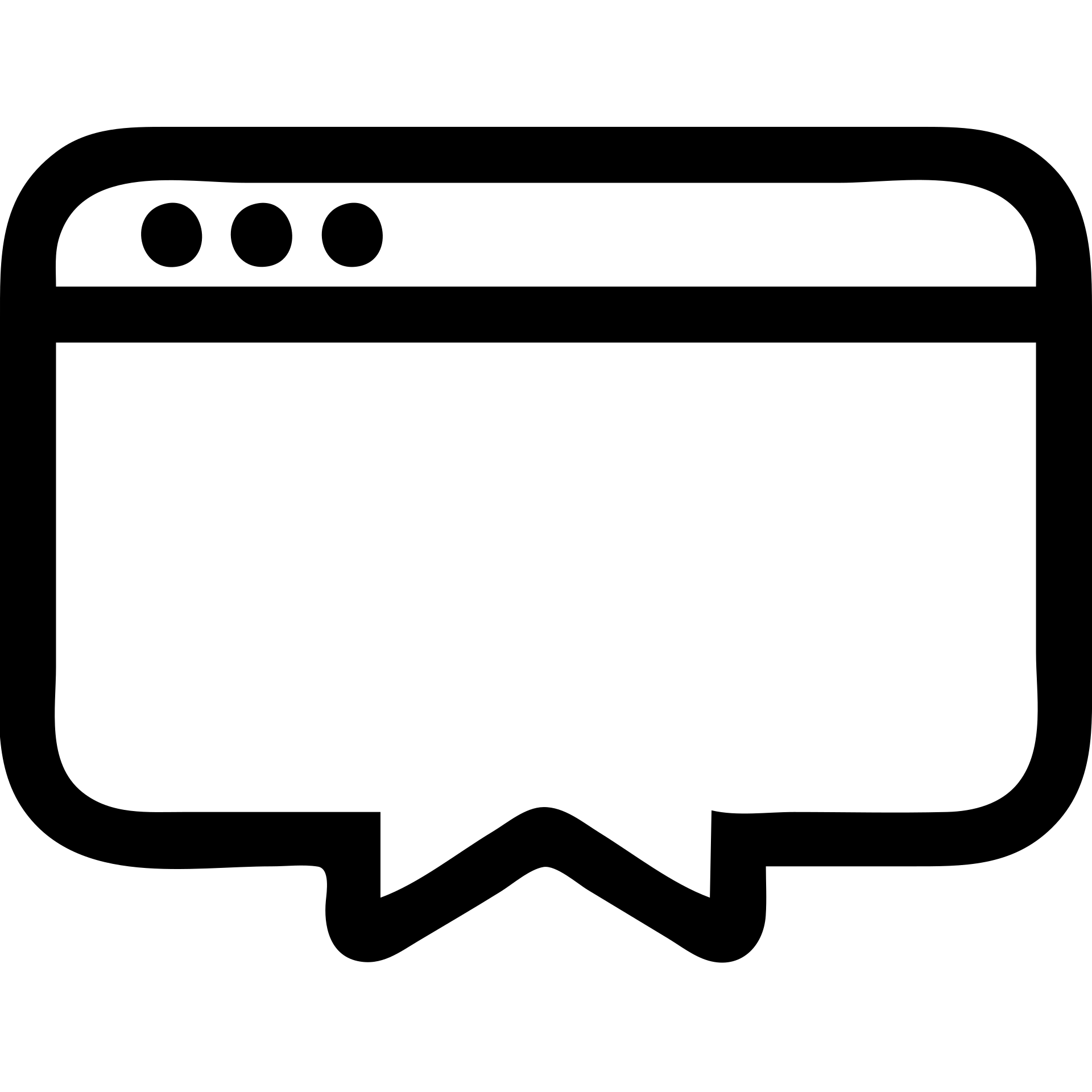 Website header layout with navigation bar, logo area, and menu items emoji