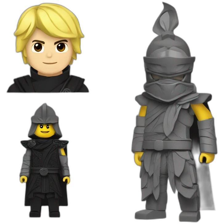 Lord garmadon with lloyd ninjago emoji