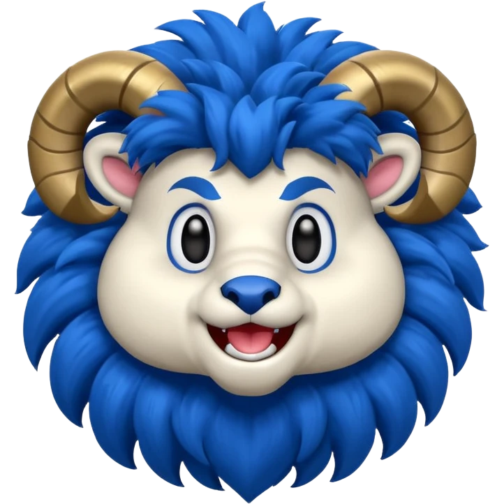 L.a. rams  mascot rampage emoji