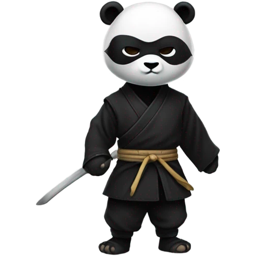 Panda ninja emoji